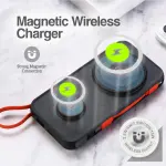 ESTACIÓN DE BATERÍA EXTERN MAGNÉTICA 4-EN-1 ST10 DE 1000MAH CON CABLE INTEGRADO ARGPB1164